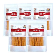 멍도락 국내수제간식 소힘줄스틱 소힘줄 100% 치아치석관리 스트레스해소 강아지껌, 소고기, 5개