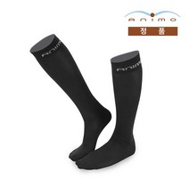 [ANIMO] TROPICAL SOCKS (성인 승마양말 정품), 38/40(250~270mm), 블랙, 1개