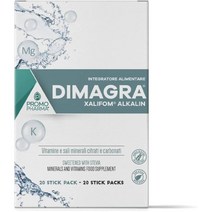 Promotion DIMAGRA XALIFOM ALKALIN 스틱 - 식품 보충제 - 미네랄 비타민 및 미량 원소 - 피로와 피로를 줄이기 위해 -20 스틱 8g, 3개