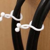 쉽게 고정하고 푸는 케이블선 타이 컴퓨터책상 데스크탑구매 캠핑차박텐트.아이폰충전 사무실 케이블선, 대(20P)