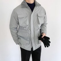 남자 가을 겨울 양털 바버 자켓 야상 점퍼(3color)