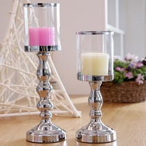 실버볼륨촛대 촛대 인테리어촛대, A3실버볼륨촛대(대)