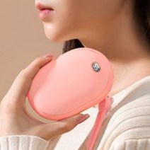 비디브 몽돌 충전식 손난로 USB 휴대용 손난로 전자핫팩, 로즈펀치 매트핑크