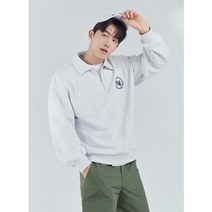 탑텐 공용 테리 그래픽 하프 집업 MSD1TR3903 23 S/S