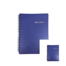 피아노악보파일 음악화일 악보용 악보철 음악파일 20매 비닐파일 투명화일 악보화일 문서보관화일 투명파일, 남색