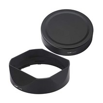 HAOGE LH X53B 후지필름 Fuji Fujinon XF 35mm F1.4 R XF35mmF1.4 렌즈용 금속 캡이 사각 렌즈 후드 쉐이드 카메라XH1 XS 10XPr오존XT