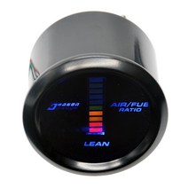 드래곤 2 ;52mm 자동 전자 디지털 LED 엔진 공기 연료 비율 게이지 좁은 밴드 산소 O2 센서 미터, 02 Gauge