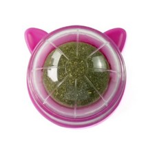 자연 Catnip 고양이 벽 스틱에 공 장난감 건강한 제거 머리 소화 촉진 잔디 스낵 애완 동물, 12 Purple, 2pcs