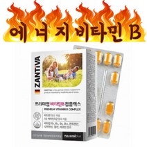 독일프리미엄 비타민비컴플렉스 기력 활력 영양제 60T 비타민B보충제 남성 여성 성인 청소년