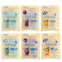 포켄스 덴탈스틱 후레쉬 큰별 작은별 칼슘 오메가 블루베리 220g + 랜덤 사은품 증정, 피부건강 오메가3