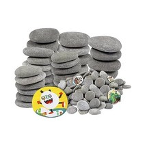 DALTACK 15PCS 그림을 위한 큰 강 바위 페인트할 2