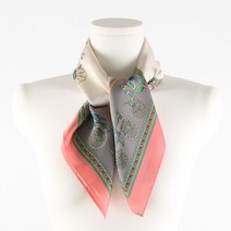 에스랑제이 엘로이 여성 사각 쁘띠 스카프 (스카프1P+기본링2P)