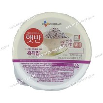 CJ제일제당 햇반 흑미밥 210g x 36개, 상세페이지 참조