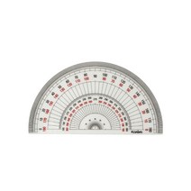 KORING 반원분도기 Ø18cm 각도기 각도용자 분도기 제도용자 반원분도기, 상세페이지 참조