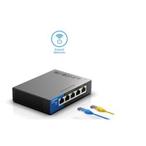 링크시스 LGS105 5포트 스위치허브 1000Mbps 5Port 언매니지드 기가비트 이더넷스위치허브