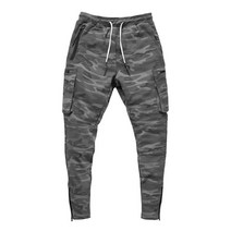 조깅 남성 2020 Streetwear 바지 여러 지퍼 포켓 근육 남성 바지 운동복 운동복 20CK19