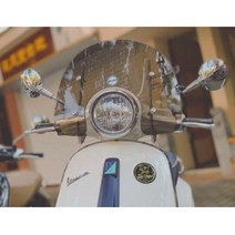 베스파 프리마베라 LX125 윈드스크린 GTS300 스프린트 윈드스크린, 핸드가드타입_GTS300_투명_55cm