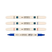 자바펜 자바 OHP 수성펜 MB 트윈펜 (1다스 12개입), 파랑(12개입)