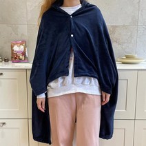 후드 숄담요 블랭킷 무릎 담요 겨울 패딩 방한 극세사