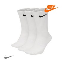 [나이키] 양말 FQJ 에브리데이 라이트웨이트 크루 양말 SX7676 100, 사이즈:XL