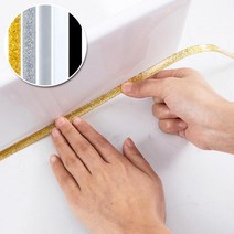 싱크대/주방/욕실 곰팡이 틈새 방수테이프 곰팡이방지 샤워장틈새 물때방지, 6미터(블랙)