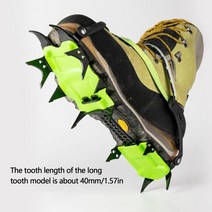 아이젠 등반 전문 야외 얼음 하이킹 클래식 등산 스키 여행 및, [02] long teeth
