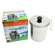 현모양처 선물 스텐 음식물쓰레기통 2L (소), 단품