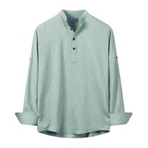 해리슨 린넨 헨리넥 셔츠 TBC1001