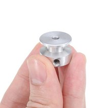 벨트풀리 타이밍벨트 풀리 20mm 알루미늄 합금 싱글 그루브 고정 보어 휠 4/5/6/8/10mm 모터 샤프트 6mm, 03 6mm