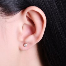 국가보석감정사 행복의 메신저 1부 다이아몬드 귀걸이 14k 천연양식진주 1벌 무료 선물