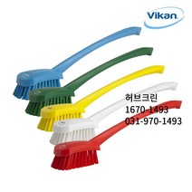 바이칸 허브크린16701493 다용도 솔 중 사이즈 하드타입 작업대 도마 식품공장 청소 브러쉬, 1개, 흰색