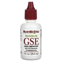 NUTRIBIOTIC GSE 액체 농축액 1 FL OZ, 단색, 한 사이즈