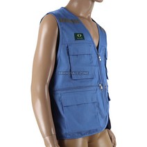 ITRv42a 봄가을조끼 연파랑 택배조끼유니폼 회사복장