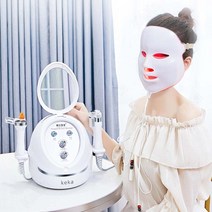 keka 워터 피지 흡입기 LED 마스크 초미세 기포 모공 딥클렌징 미스트기 초음파탐두 쿨링케어 가정용 피부 홈관리기, 피지흡입+미스트기
