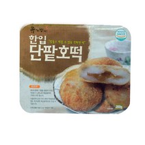 국내산쌀 한입단팥호떡 200g 간편한 건강호떡, 1