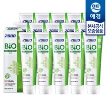 2080 바이오후레쉬 치약 쿨민트향, 120g, 15개