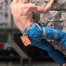 달자샵 1+1 시원한 색감 넓은 입구 조임끈 잠금장치 클라이밍 초크백 암벽등반 송진가루 가방, 1Pcs+1Pcs, 블루