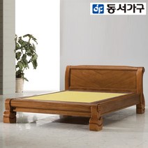 동서가구 LV 프리미엄 원목 퀸 흙침대 19종, 7.다솜 Q흙침대(흙판) (919147-1)브라운