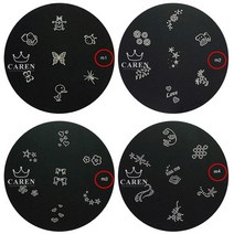 KONAD 스템핑 네일아트 이미지판_m1~m20, m17／옵션명2