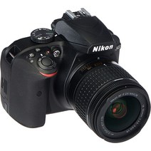 Nikon D3400 디지털 SLR 카메라 18-55mm VR DX AF-P 줌 렌즈블랙 - 리뉴얼