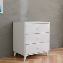 룸앤홈 위드 3단 서랍장 W400 / 600, 3단 400 (W400xD450xH700mm)/화이트