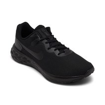 나이키 남성 Revolution 6 런닝 Sneakers 4E Extra Wide Width from Finish Line - Black 32M415321