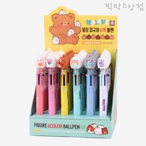 1500 몰랑 피규어 6색 볼펜 3탄 30개입 초등학생 단체선물
