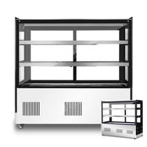카페 냉장 쇼케이스 반찬 디저트 냉장고 진열 진열장, 160x65x120cm, F타입 사각후면도어
