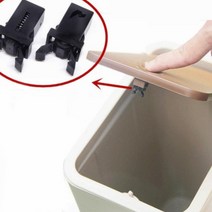 다용도 휴지통 도어 뚜껑 안경집 자동차 실내등 원터치 개폐 열고닫기 푸시 푸쉬 오픈 댐퍼 래치 버클 DIY 교체 부품 부속 숫놈백, 숫놈화이트