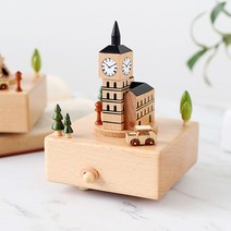 [젊은이마켓] 우드 대만 오르골 뮤직박스 장식소품, 제품선택:01) 대만 오르골 개선문