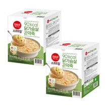소프트밀 닭가슴살 곤약죽 180g x8개, 햇반 소프트밀 닭가슴살 곤약죽 180g x8개, 720g, 2개