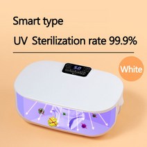 220v 의류 건조기 상자 스마트 속옷 건조기 살균기 휴대용 전기 히터 건조기 uv 살균 100w, 스마트 화이트, L