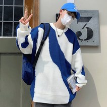 남자 니트 여성 니트티 가을 겨울 오버핏 커플 맨투맨
