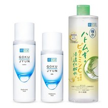 하다라보 고쿠쥰 로션 + 밀크 + 기와미츠 토너 랜덤발송 세트, 3세트